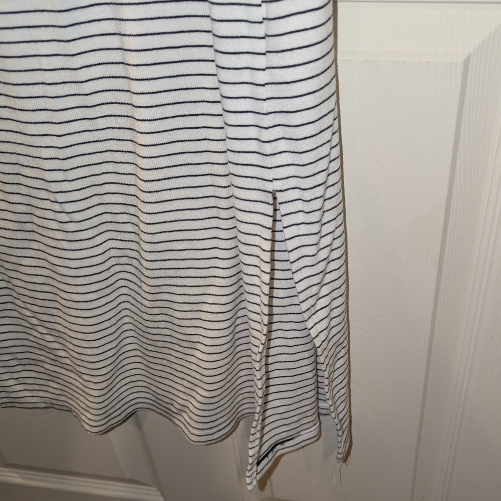 a new day Black and White Striped Midi Dress - Picture 4 of 5
